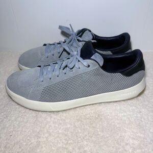 Cole Haan Grandpro Tennis Sneakers Mens Size 11 Gray Suede Low Top Shoes
